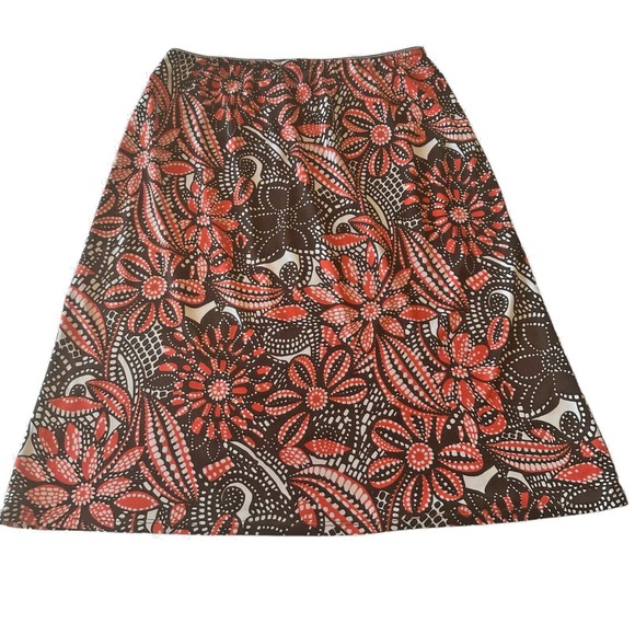 Cato Floral Skirt Small Above Knee Lightweight A-Line‎ Casual Elastic Stretch - Picture 1 of 8